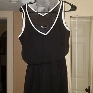 Women's Black and White Dress Size M